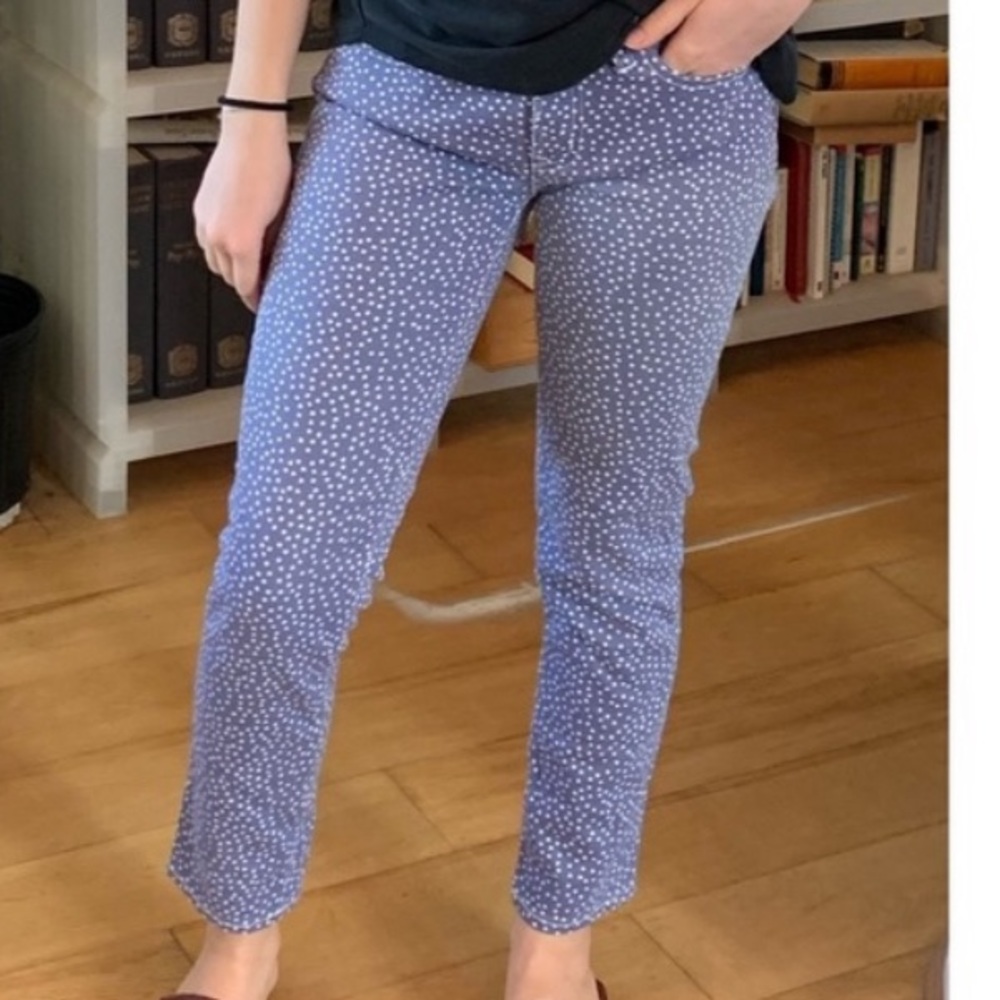 JCREW Polka Dot Jeans